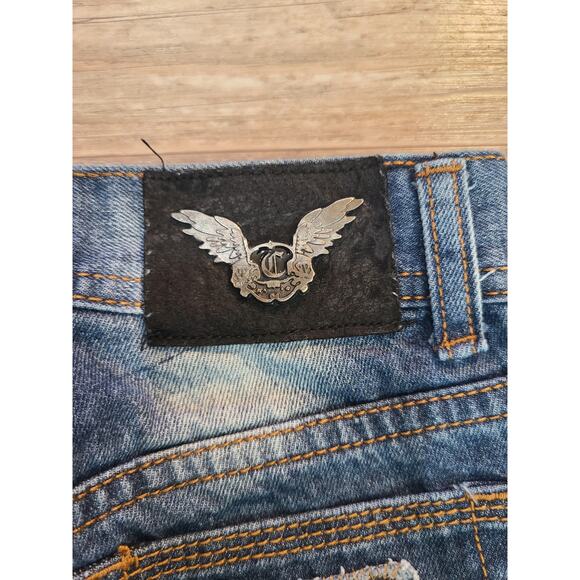 City ink size 8 youth distressed bootcut jeans - Picture 4 of 7